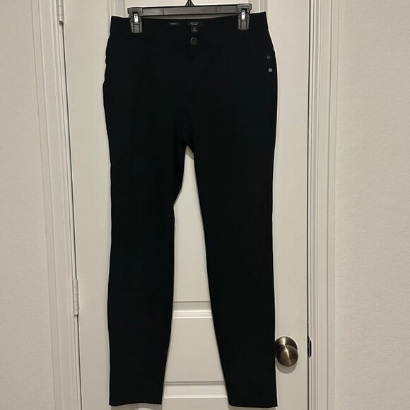 Simply Vera Vera Wang Womens Skinny Black Pants M - Picture 1 of 7